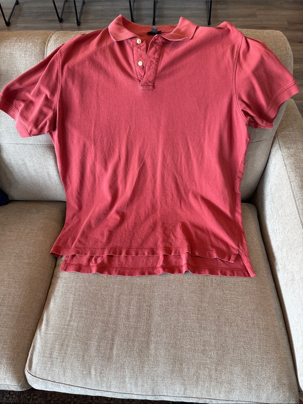 Cherokee Men's Polo Shirt in Pink XL